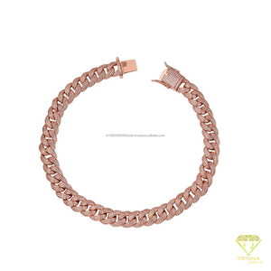 Collier en argent sterling 925 serti de pierres de moissanite, bijoux de luxe hip-hop pour hommes et femmes - Product Image 3