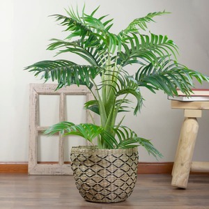 Natural Brown and Black Woven Lattice Seagrass <b>Basket</b> Handmade <b>Storage</b> <b>Basket</b> Wholesale eco-friendly Made in Vietnam - Product Image 3