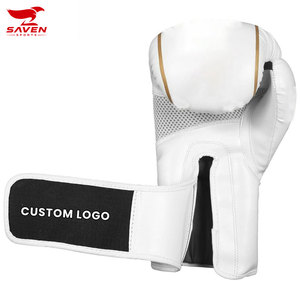 Nouveaux gants de MMA en cuir imperméables avec logo personnalisé, matériau durable, équipement d'entraînement, fermeture à boucle et crochets. - Product Image 6