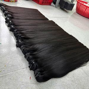 Nuevas extensiones de cabello Remy humano Original, trama recta de hueso, máquina de piel doble, paquetes de belleza para estilo de mujer - Product Image 4