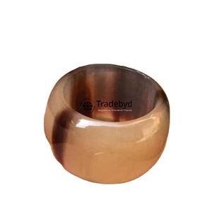 Anillo para Servilletas de Cuerno Estilo Rústico Ecológico Premium, Hecho a Mano, Decoración Elegante para Mesa, Tradebyd - Product Image 1