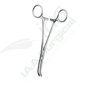 INSTRUMENTS CHIRURGICAUX IAA Pinces chirurgicales courbées en acier inoxydable, taille personnalisable, certifiées CE pour usage général - Product Image 5