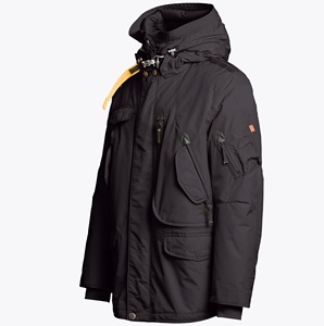 Veste hybride imperméable et coupe-vent longue et oversize pour l'extérieur, avec poches, type parka ou gilet matelassé Para Jumper - Product Image 1