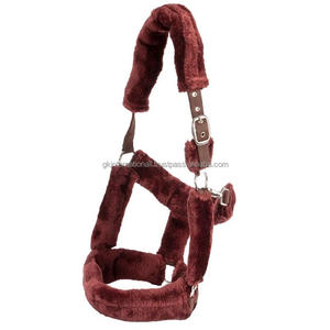 Cabestro de caballo de nailon a precio de venta al por mayor más vendido con doble costura y forro polar, herrajes de níquel, cabestro ecuestre - Product Image 2