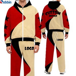 Conjunto de Chaqueta y Pantalón Cortavientos para Hombre, Chaqueta con Cierre y Pantalón Cortavientos, Conjunto Deportivo de Moda, Ropa Masculina con Bloques de Color Personalizados - Product Image 1