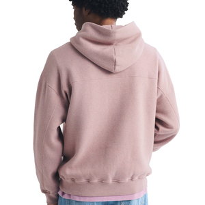 Sudadera con Capucha Rosa para Hombre, Unisex, Gruesa, Corte Regular, Bolsillo Canguro, Informal, de Felpa, Algodón Ecológico, Transpirable, para Invierno - Product Image 2