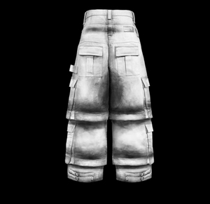 Pantalon Cargo Homme Décontracté Streetwear Haute Qualité Coton Durable Lavé avec Fermeture Éclair Style Toile – Meilleure Vente - Product Image 3