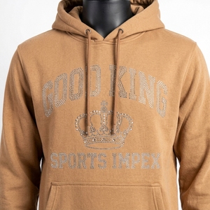 Conjunto Deportivo con Capucha para Hombre, 100% Algodón, Corte Holgado, con Pedrería, Ropa Casual, Conjunto Deportivo de 2 Piezas con Pedrería - Product Image 4