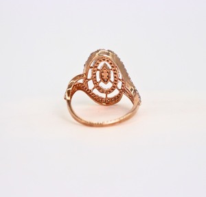 Anillo de Oro Amarillo Sólido de 14K con Diamante Cultivado en Laboratorio de 1 Quilate, Corte Redondo, Brillante y Pulido, Anillo de Boda para Mujer, Color D a G, Claridad IF SI2 - Product Image 6