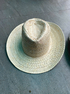 Sombrero Mexicano de Ala Ancha de Paja de Trigo a Rayas para Viajes, Uso Diario, Fiestas, Vacaciones, Bodas, Verano, Bar, Restaurante, Ropa - Product Image 1