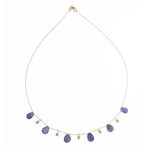 Hermoso Collar Colgante de Amatista, Gema Morada, Cadena de Oro, Cristal Curativo Boho, Joyería DIY con Mariposa, Regalo Budista para Mujer - Product Image 1