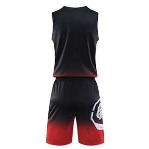 OEM Basketball Uniform <b>Set</b> Adult Breathable Jersey Shorts Custom Sportswear Wholesale - Product Image 1