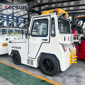 รถแทรกเตอร์ขนส่งสัมภาระดีไซน์ใหม่ รถแทรกเตอร์สัมภาระแบตเตอรี่ตะกั่วกรด 2 ตันสําหรับสนามบิน - Product Image 6