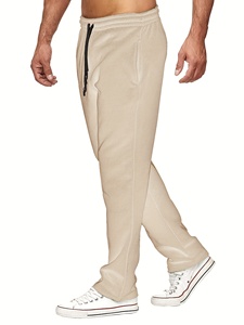 Pantalones de Forro Polar Cálidos, Corte Holgado, Suaves, para Uso Diario, Comodidad Casual, Actividades en el Hogar, Uso en Exteriores y Viajes - Product Image 1