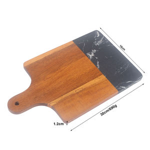 Vajilla de Cocina, Mini Tabla de Quesos Personalizada con Madera Natural y Mármol - Product Image 3