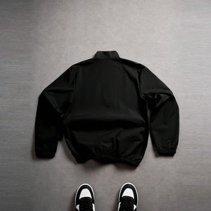 Men's Graphic <b>Jacket</b> Zip Up Varsity Lightweght Color Block Windbreaker Vintage Bomber Coats Streetwear - Product Image 2