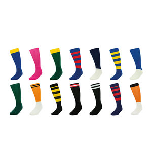 Footy <b>Socks</b> Pink Red Navy Royal Blue Black Football <b>Socks</b> Breathable Comfortable Durable Sports <b>Socks</b> For <b>Training</b> Match Running - Product Image 2