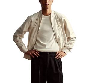 Custom Plus Size Men's Baseball Bomber <b>Jacket</b> Winter Private Label Logo Embroidery <b>Thin</b> Canvas High Street <b>Waterproof</b> Reversible - Product Image 3