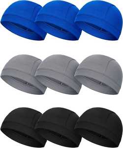 หมวกซับในสำหรับขี่มอเตอร์ไซค์ราคาประหยัด ผลิตจากผ้าฝ้าย/สแปนเด็กซ์ ใช้ได้ทุกฤดู ป้องกันแสงแดด เหมาะสำหรับเล่นกีฬาและวิ่ง - Product Image 3