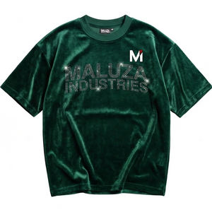 Camiseta Oversize de Algodón Larga con Dobladillo Curvo Estilo Hip Hop para Hombre - Moda Urbana de Verano para Combinar en Capas - Product Image 1