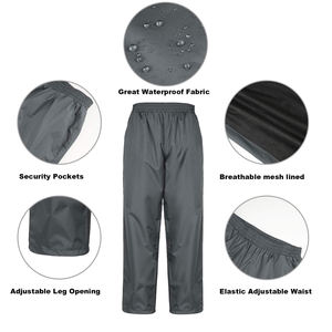 Ensemble de survêtement imperméable et léger pour homme, coupe-vent, avec logo personnalisé, pour toutes les conditions météorologiques - Product Image 3