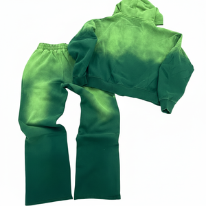 Conjunto Deportivo Premium con Efecto Deslavado Personalizado, Chaqueta y Pantalones Jogger a Juego - Product Image 4