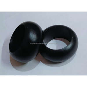 Anillos para Servilletas de Madera con Diseño Geométrico Mixto, Ecológicos |   Soportes Modernos Hexagonales y Triangulares para Decoración de Mesa de Comedor para Fiestas - Product Image 5