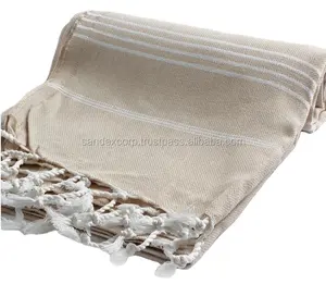 Elegant Pattern Large Modern Supplier in India 100% Cotton Turkish Beach Hammam SPA Throw Fouta Towel.