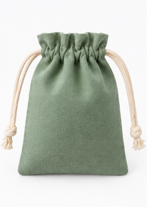 Sac cadeau en coton avec cordon de serrage, logo personnalisé, texture gaufrée, petite pochette anti-poussière pour emballage de bijoux - Product Image 3
