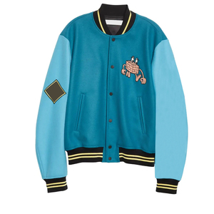 Custom Logo Varsity <b>Jacket</b> With Chenille Patches Wholesale Embroidered <b>Baseball</b> <b>Jacket</b> <b>For</b> <b>Men</b> And Women - Product Image 3