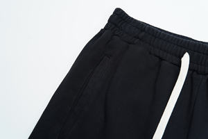 กางเกงวอร์มผู้ชายผ้าคอตตอนหนานุ่มคุณภาพสูง ประดับด้วยคริสตัล สไตล์วินเทจ ลุคสบายๆ สำหรับเล่นกีฬา - Product Image 4