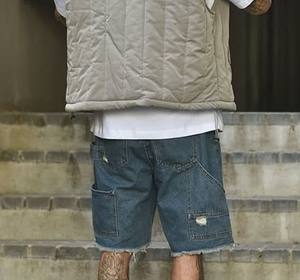 Pantalones Cortos de Mezclilla Personalizados para Hombre, Diseño de Moda Urbana, Casuales - Product Image 5