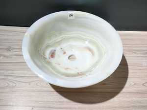 Natural White Onyx Flower Shaped Sink Handmade <b>Stone</b> Vessel Basin for Luxury Bathroom Hotel Vanity Wholesale Supplier - Product Image 4