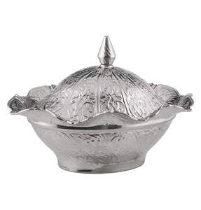 Premium Metal Dates Bowl For Elegant Serving Of Dates Dry Fruits And Luxury <b>Tabletop</b> Presentation - Product Image 4