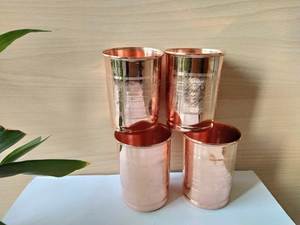 Copper water tumblers bulk supplier private label factory export drinkware reusable durable - Product Image 2