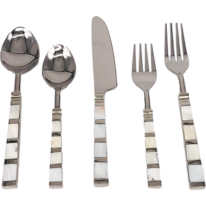 Ensemble de couverts en métal pour restaurant gastronomique, service de table d'hôtel et banquets, finition polie, design confortable pour la préhension - Product Image 1