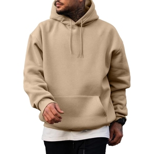 Sajjawal Zipper-Up Regular Fit 100% Cotton Fleece 400g Solid Eco-Friendly Breathable Windproof <b>Waterproof</b> Mens Unisex Hip Hoodie - Product Image 1