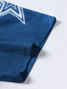 เสื้อเจอร์ซีย์แฟชั่นตาข่ายประดับเพชรทรงโอเวอร์ไซส์ คอวี สไตล์สตรีทแวร์ แนว Y2K สำหรับผู้หญิง ขายส่งเสื้อเจอร์ซีย์อเมริกันฟุตบอล - Product Image 6