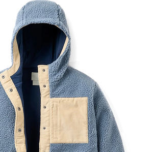 บริการ OEM เสื้อแจ็คเก็ตเชอร์ปาสำหรับเด็กผู้ชาย อุ่นสบายสำหรับฤดูหนาว แฟชั่นสำหรับกิจกรรมกลางแจ้ง กันลม หนา อุ่น พร้อมกระดุมปิด - Product Image 2