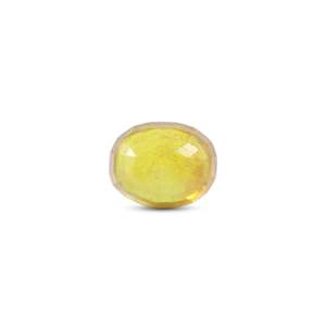 พลอยแซฟไฟร์สีเหลืองทรงรี 8.3 กะรัต สำหรับเครื่องประดับชั้นดี - Product Image 2