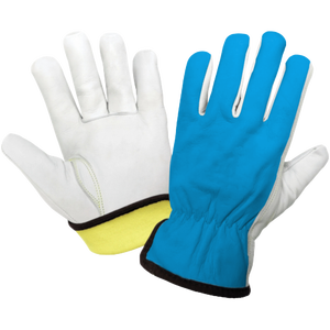 Premium Quality Cowhide Leather Driving <b>Gloves</b> With Comfortable <b>Knit</b> Wrist for Enhanced Grip and Protection Bulk Wholesale Price - Product Image 4
