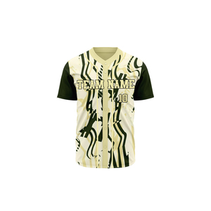 Wholesale Youth Baseball Shirts for Men and Women Button <b>Down</b> Sublimation Stitched Blank Custom Baseball Jerseys - Product Image 5