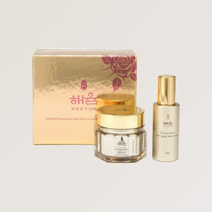Ensemble de soins de la peau coréens Haeyum Provence Rose, ensemble de 2 pièces, composants du produit - Crème Stemcell Tox - Anti-âge - Product Image 4