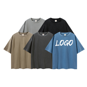Tshirts Wholesale Custom Print <b>Printer</b> Acid Washe 100% Cotton Fashion High Quality Streetwear t <b>Shirt</b> for Men - Product Image 1