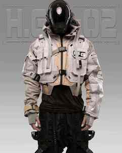 Custom High Quality Techwear <b>Jacket</b> Waterproof Men Tactical Multi-Pocket Windbreaker Cyberpunk Streetwear Urban Functional Coat - Product Image 2