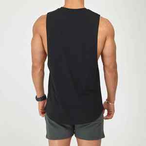 เสื้อกล้ามผู้ชายผ้าฝ้ายสำหรับฤดูร้อน คอกลม หลายสี สกรีนโลโก้ได้ตามต้องการ ขายส่ง - Product Image 3