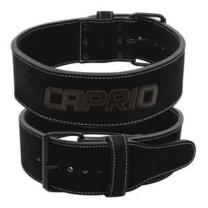 Ceinture de musculation et d'haltérophilie personnalisée en acier à double crochets carrés, en cuir de vachette premium, solide, pour entraînement de force en salle de sport, OEM ODM - Product Image 1