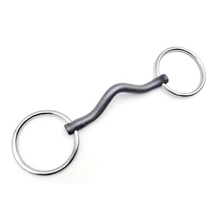 Bocado de Anillas Sueltas de Lujo para Caballo, Bocado de Corrección Articulado, Joyería Ecuestre - Product Image 3