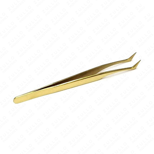 Curved Volume Eyelash Extension Tweezers Stainless Steel Precision Pointed Tip for Russian Lash Application <b>Tool</b> - Product Image 5
