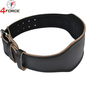 Heavy Duty Powerlifting Belt Genuine Leather Gym Belt Adjustable Double Prong <b>Back</b> <b>Support</b> OEM Custom Factory Manufacturer - Product Image 3